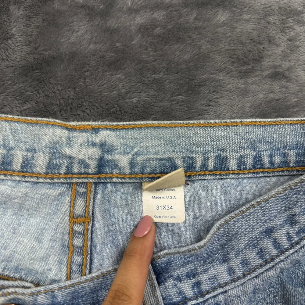 Abercrombie & Fitch Jeans Mens 31x34 Light Wash 1892 Vintage Bootcut Cotton USA
